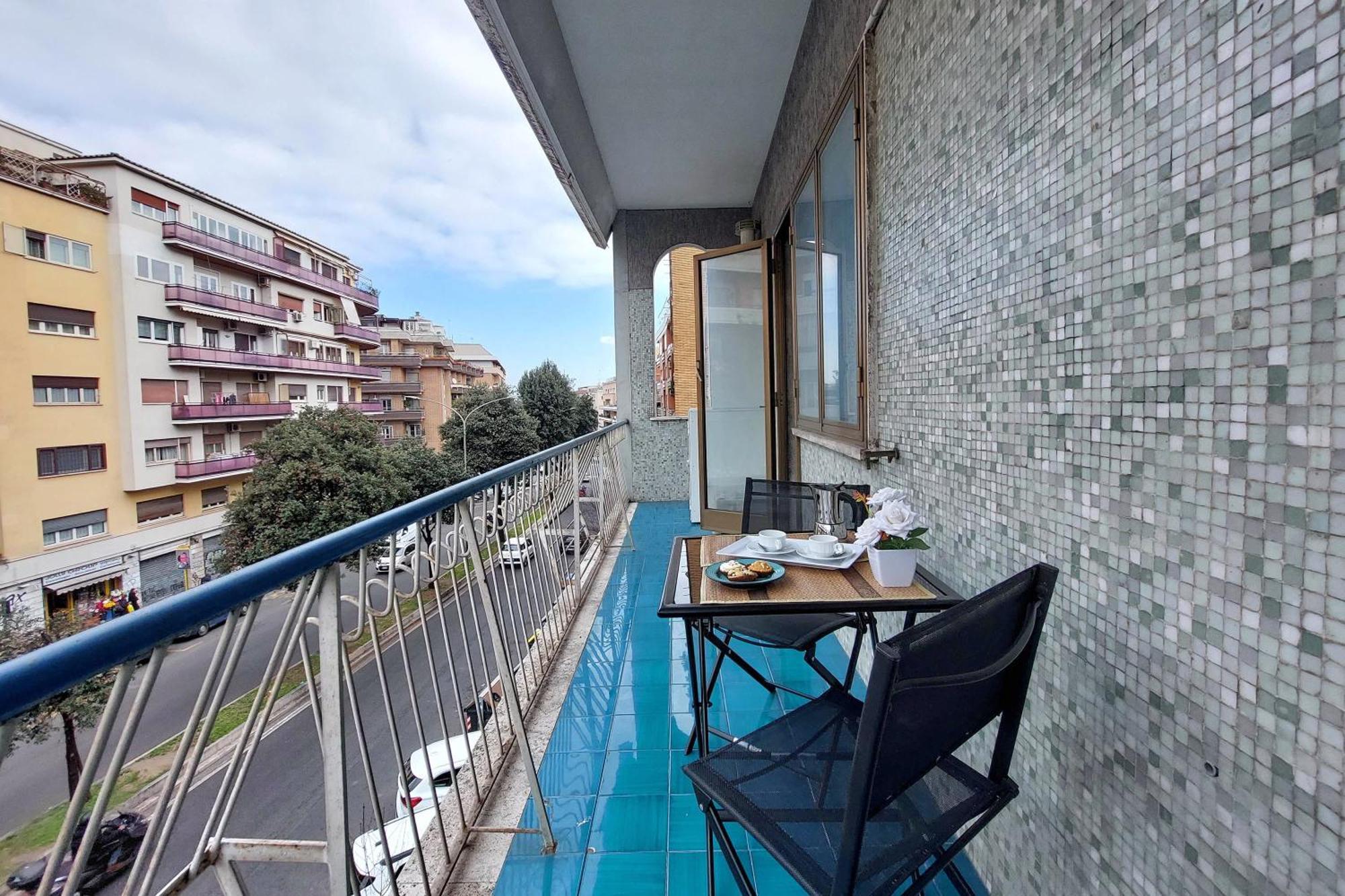4Bnb - Cozy Albornoz Flat Roma Exterior foto